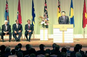 Mori unveils $4 mil. aid to S. Pacific nations